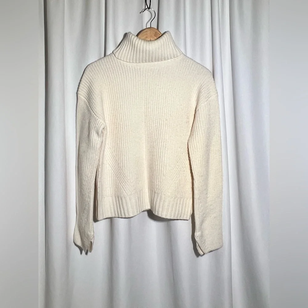 Veronica Beard Ecru Matilda Wool Cashmere Sweater | XS - Picture 10 of 13